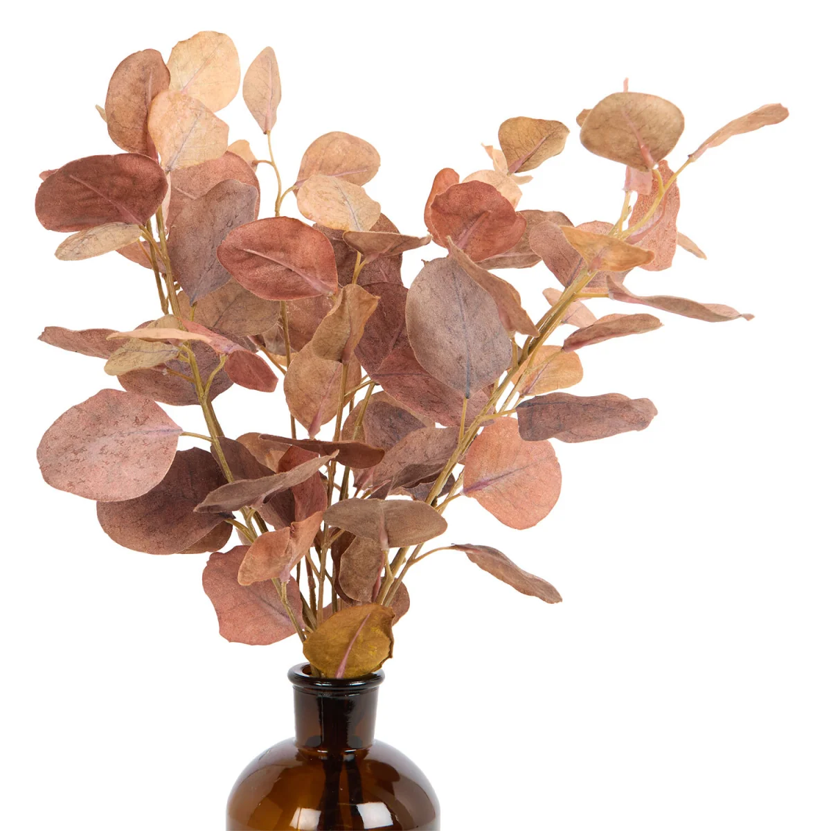 Faux Eucalyptus Vase Arrangement - Coffee – image 2