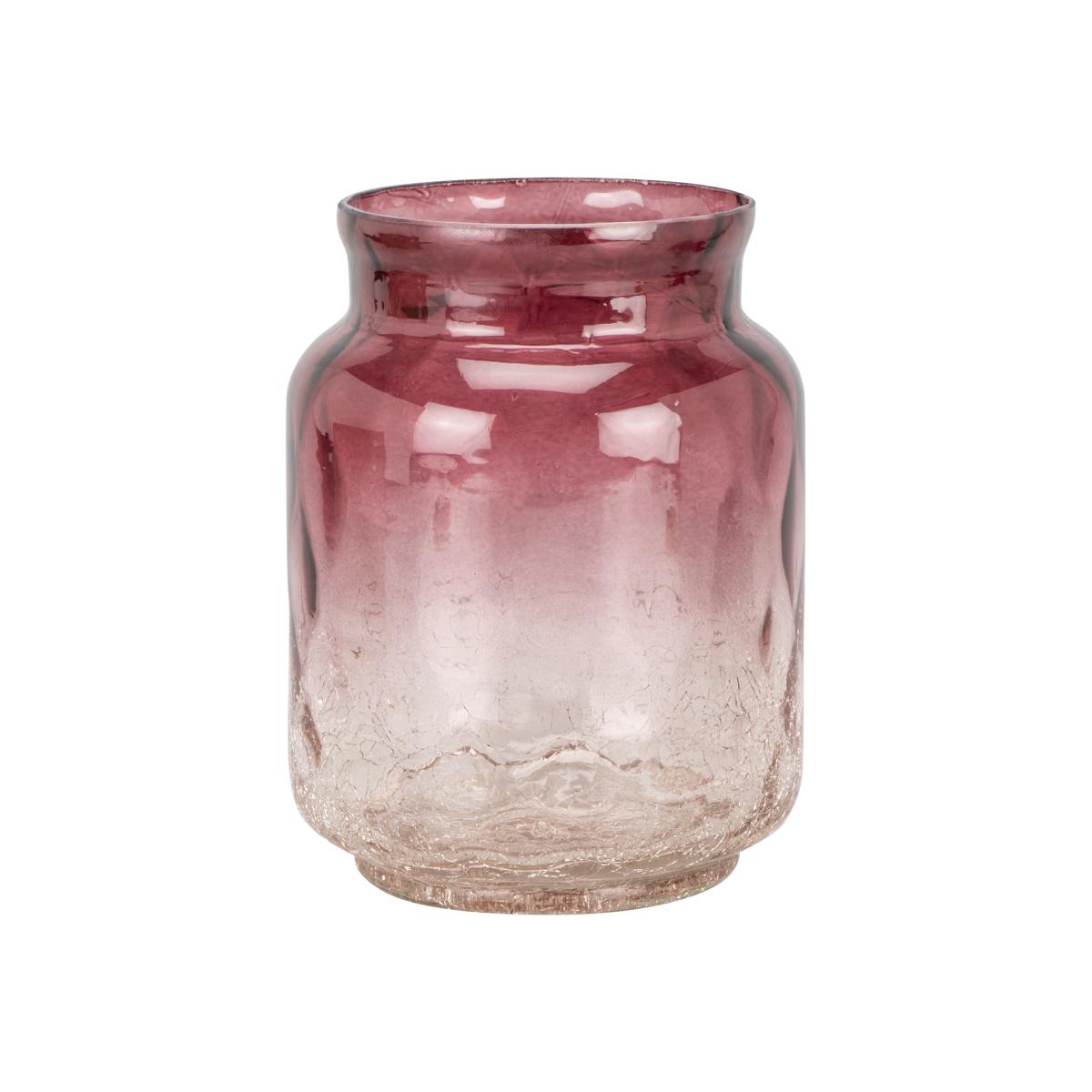 Crackle Jar Vase - Blush – image 1