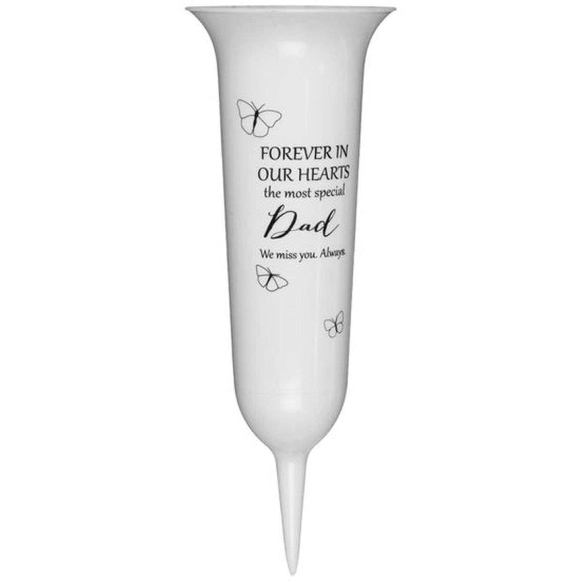 Thoughts Of You Vase Dad 31cm - White – image 4