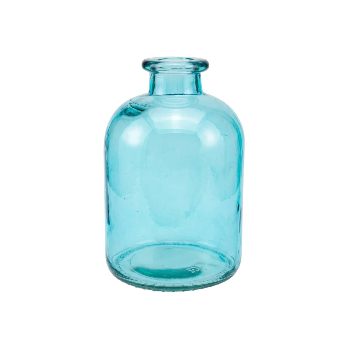 Classic Rounded Glass Bottle Vase
