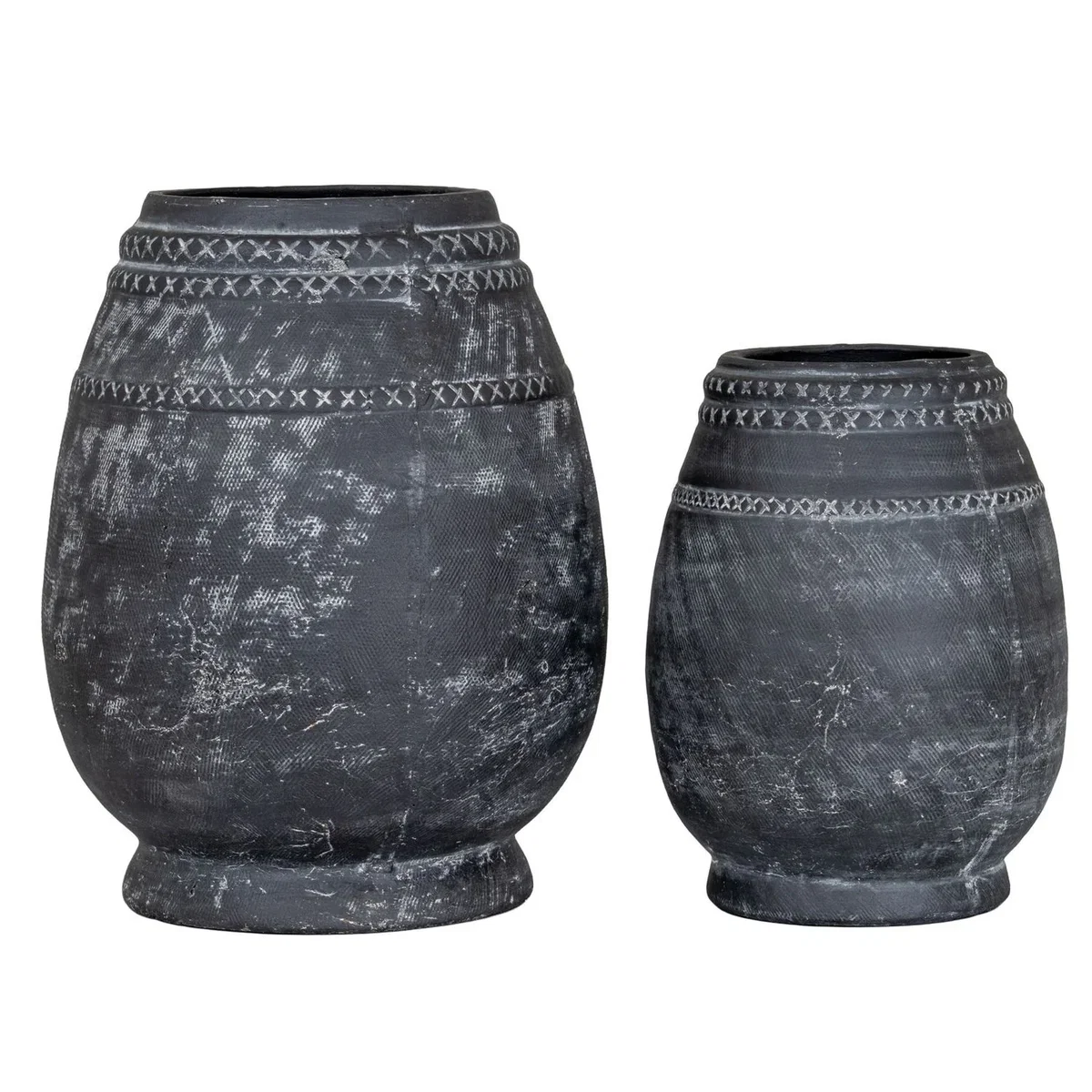 Hill Interiors Etched Collection Tall Vase - Black – image 2