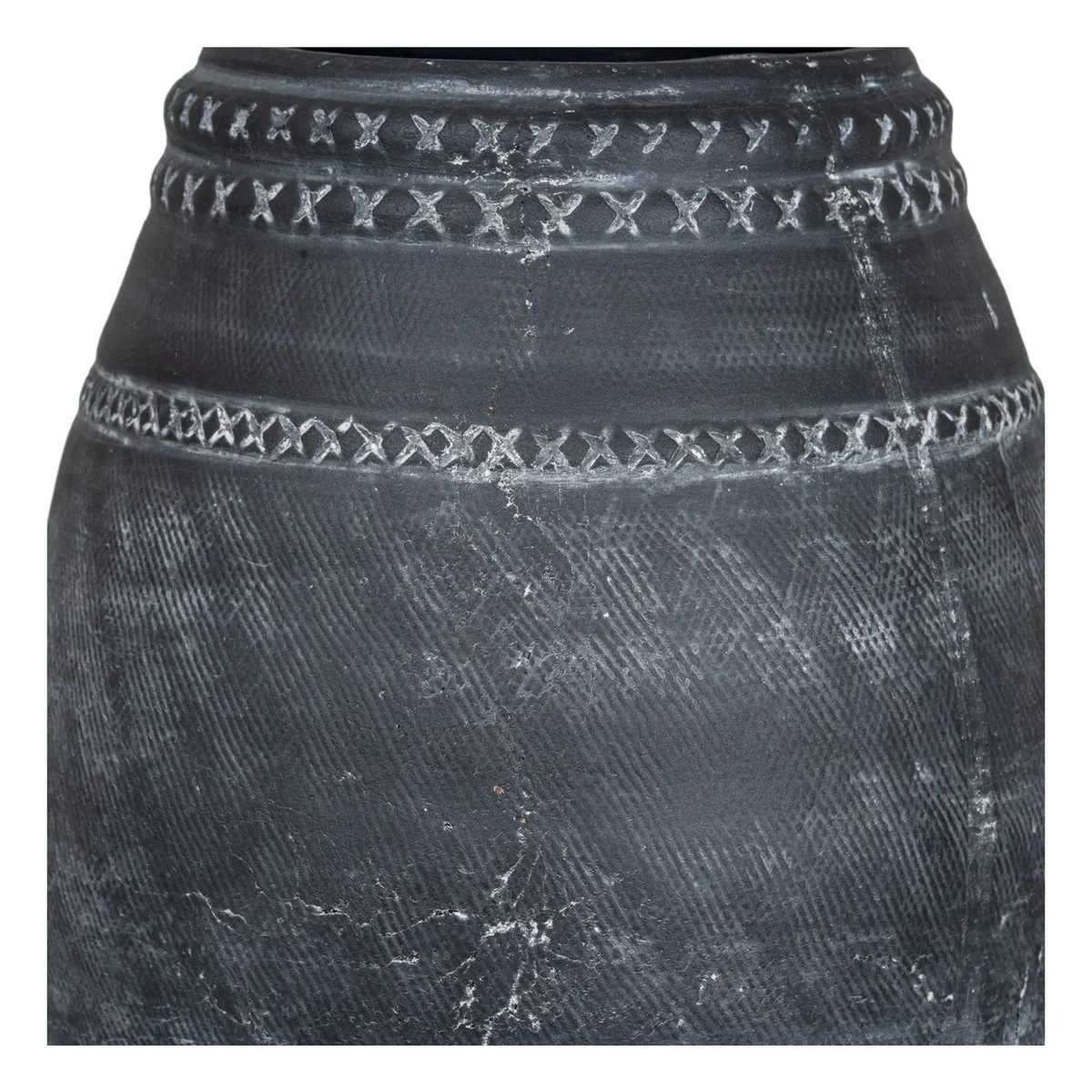 Hill Interiors Etched Collection Tall Vase - Black – image 3