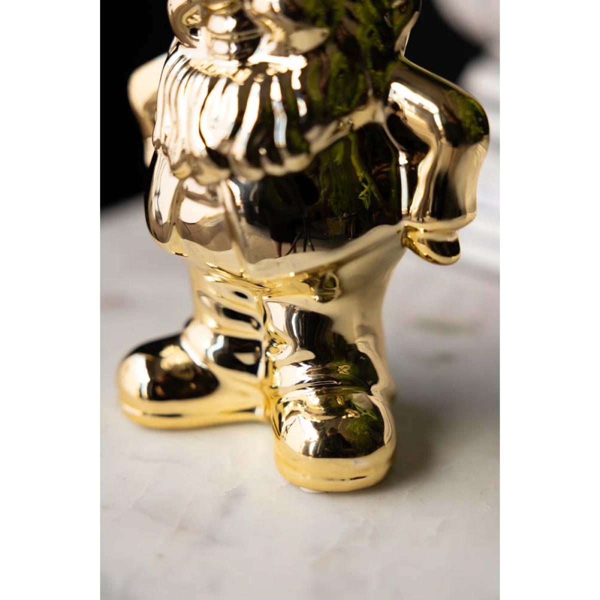 Gold Gnome Single Stem Vase / Candlestick Holder – image 6