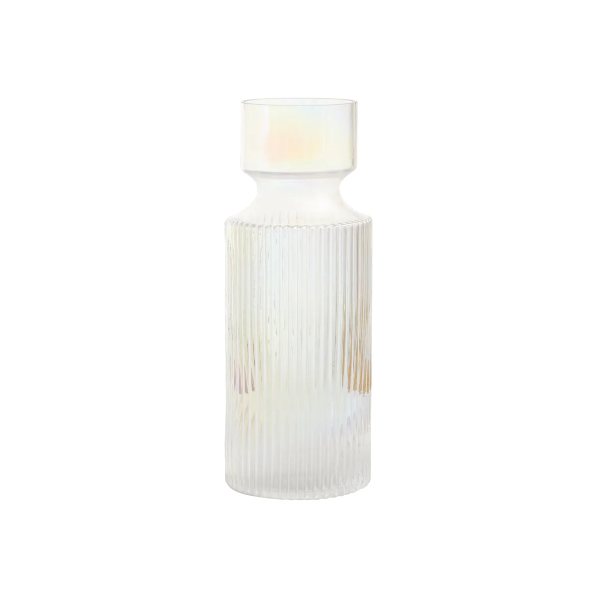 Brice Small Grey Glass Vase - Glass 100% – image 1