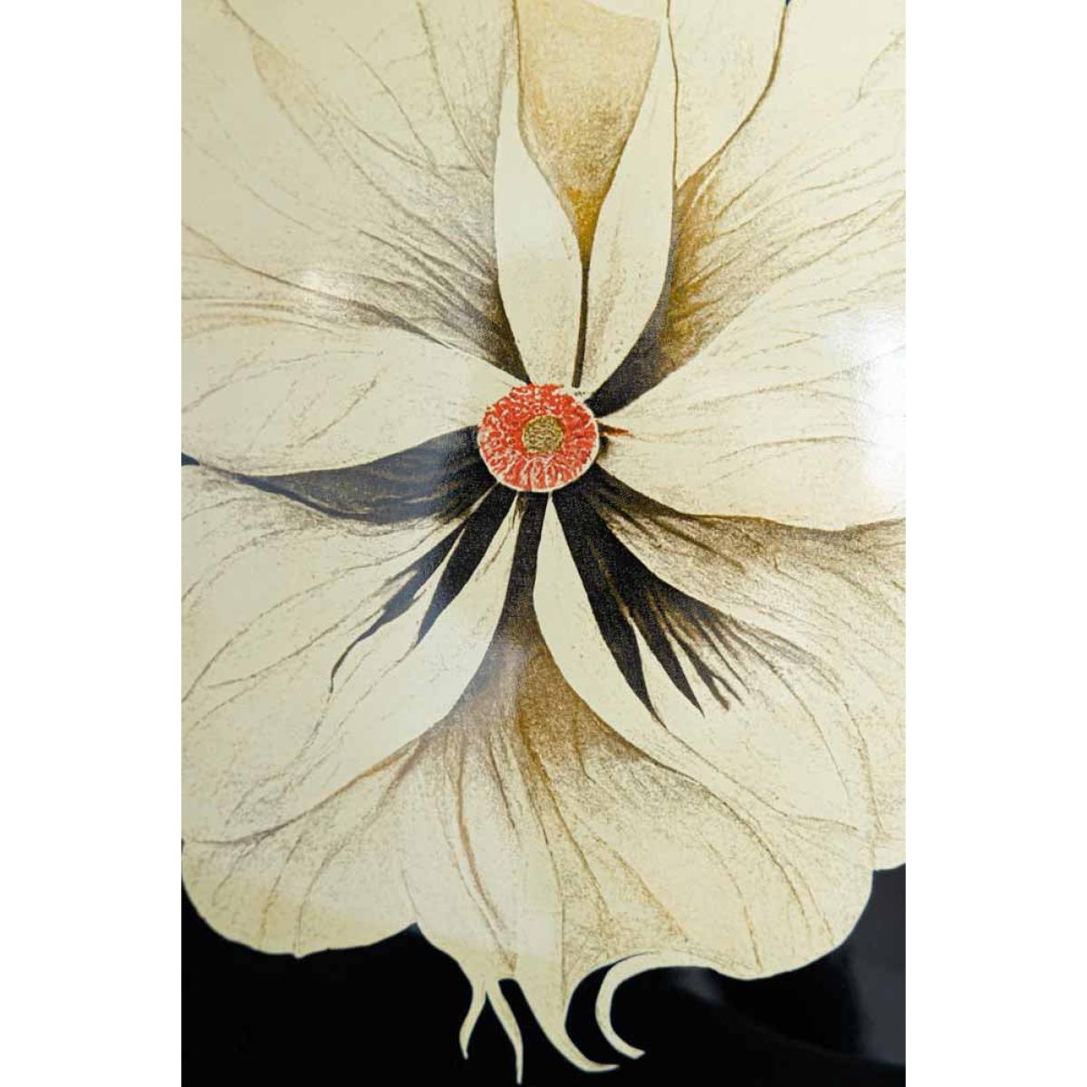 Black Floral Large Vase – image 5