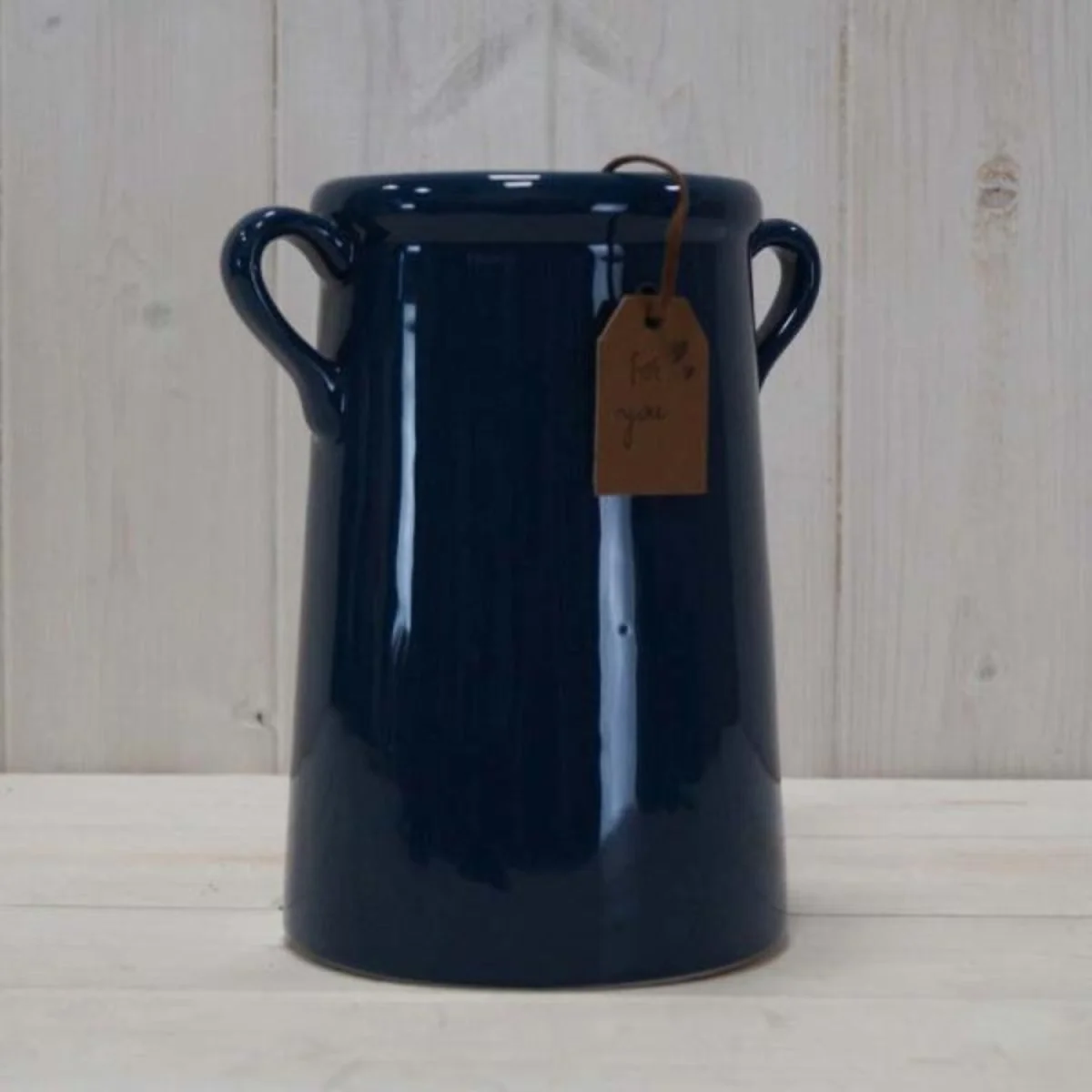 Stylish Blue For You Vase for Home Décor Accent - Blue – image 1