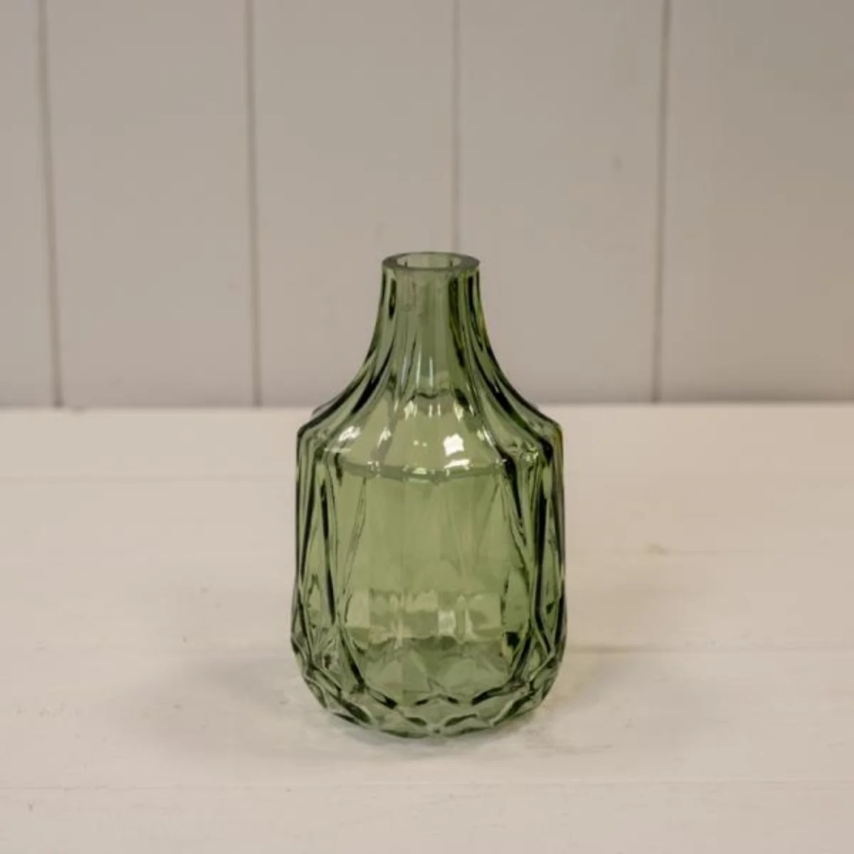 Classic Charming Vintage Green Glass Bottle - Green