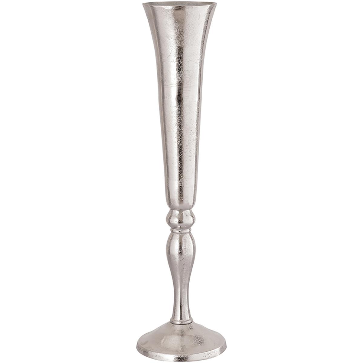 Value 69cm Fluted Vase Nickel - Silver – image 2