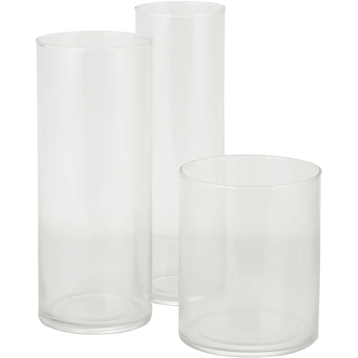 Set of 3 Cylinder Vases – image 2