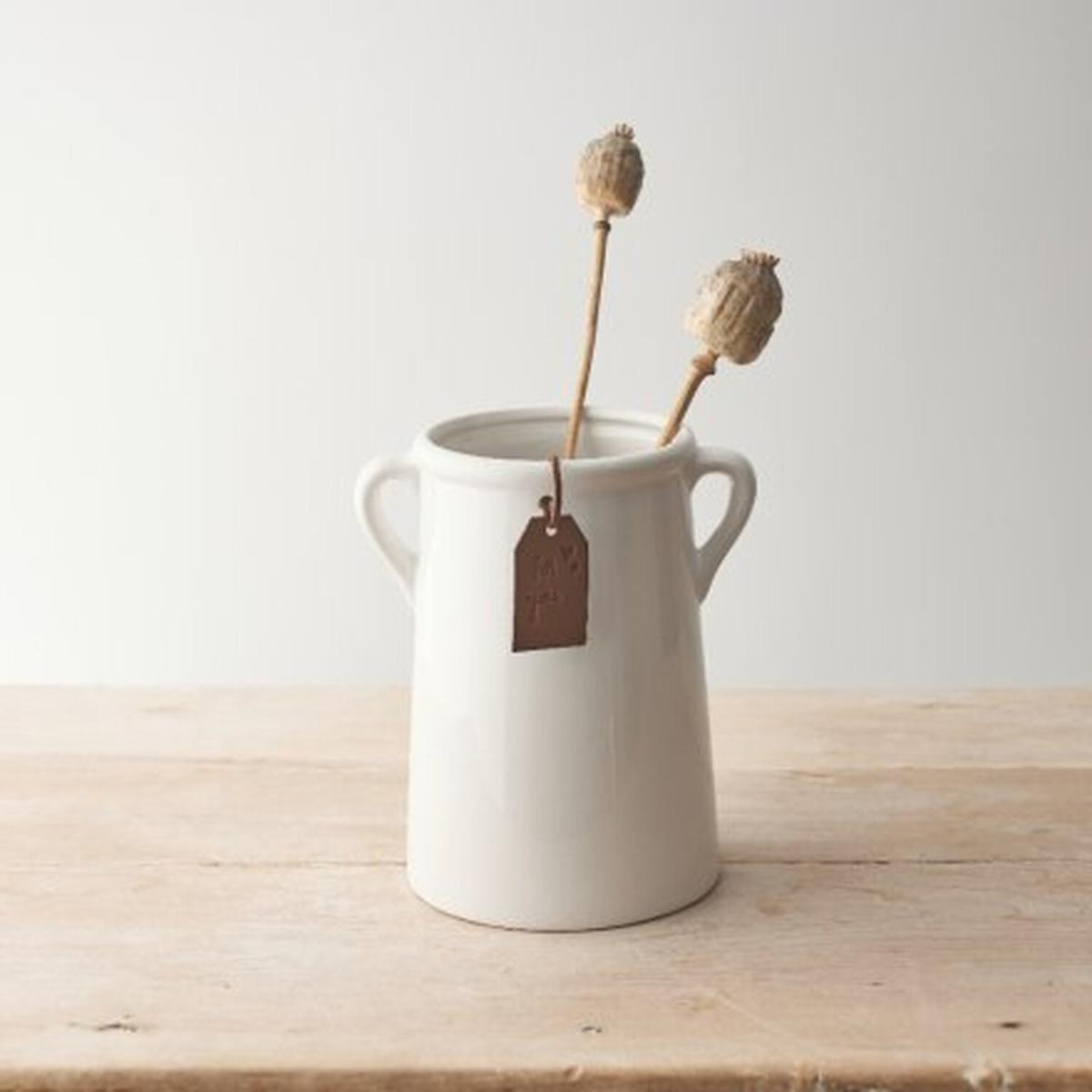 For You Large White Vase - White – image 2