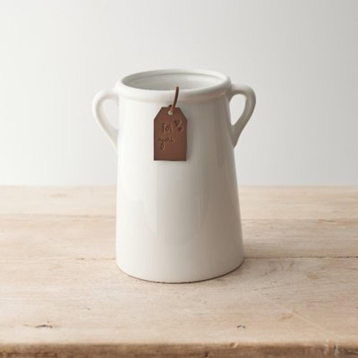 For You Large White Vase - White – image 1