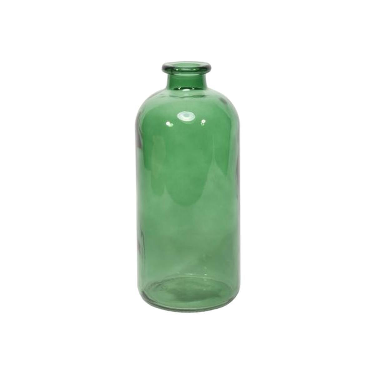 Pear Green Decorative Bottle Vase 25cm - Green