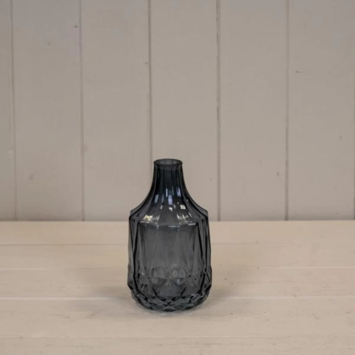 Elegant Cool Grey Glass Bottle - Grey