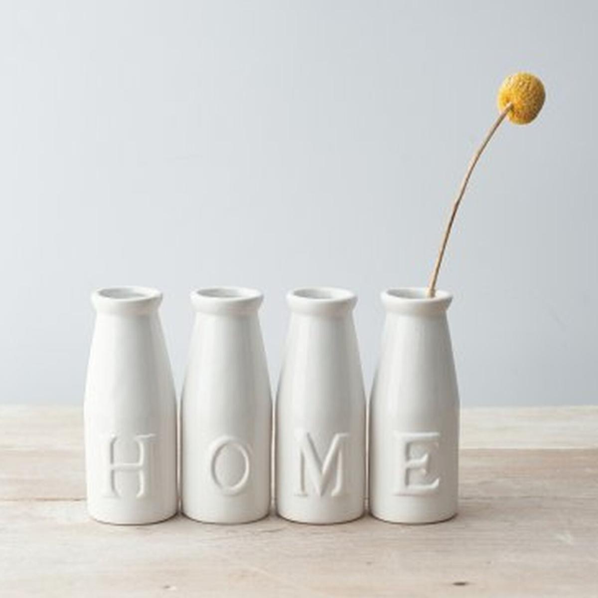 Home Bottle Vase Set - White – image 1