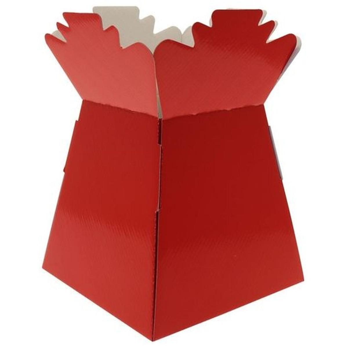 Red Living Vase, Flower Bouquet Box - Red – image 2