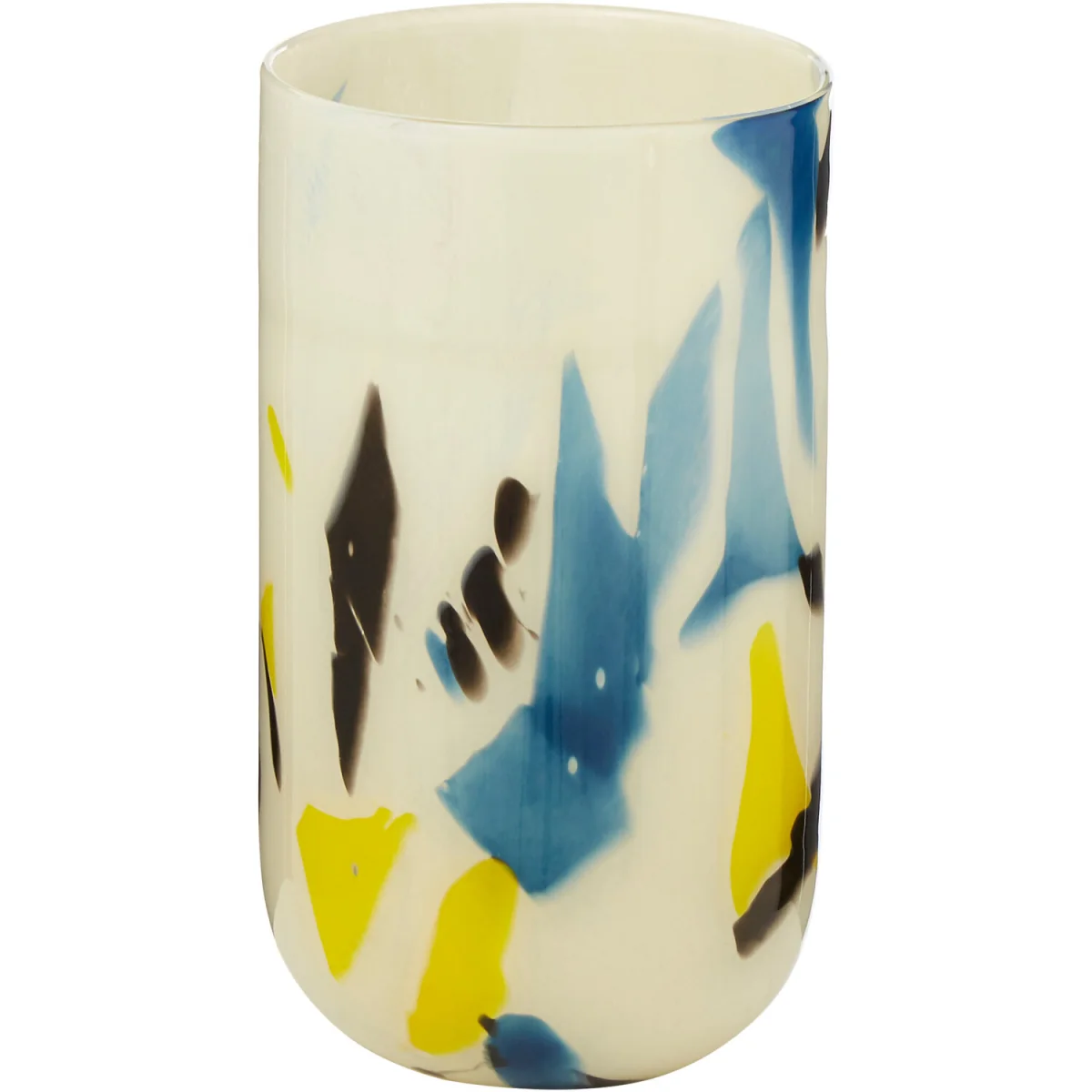 Carra Abstract Design Small Glass Vase - Multi colour – image 2