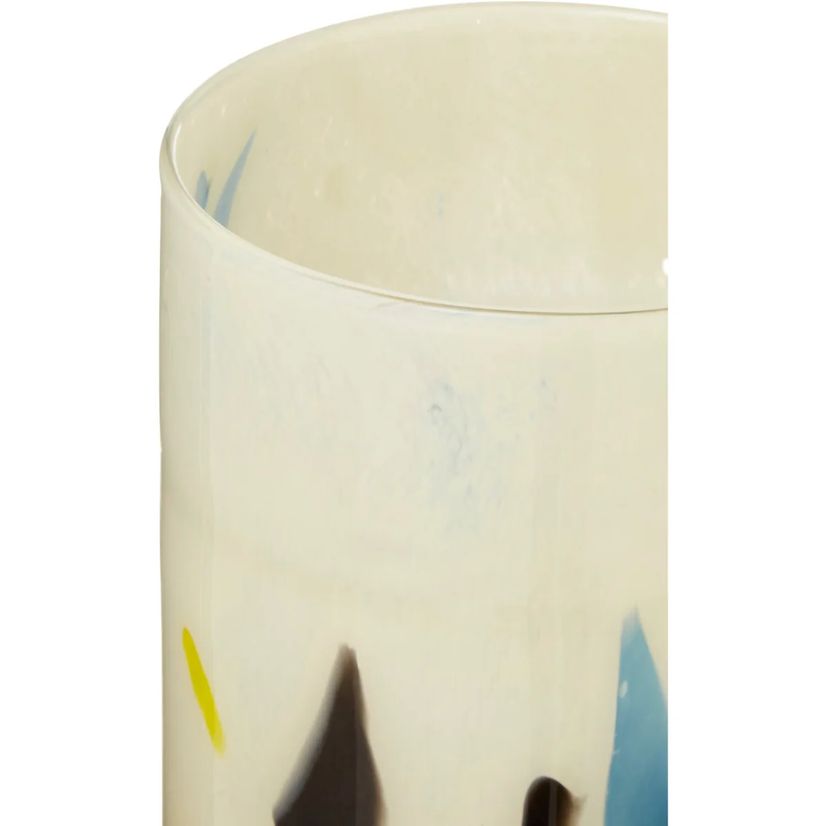 Carra Abstract Design Small Glass Vase - Multi colour – image 4