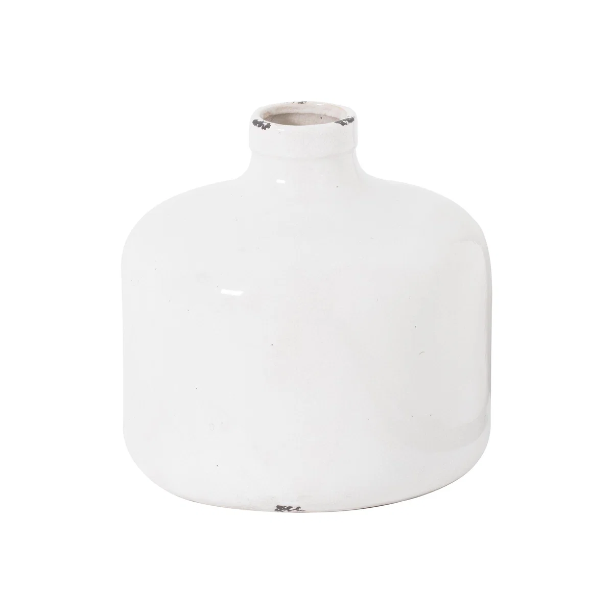 Glowrex Glazed Eve Vase - White