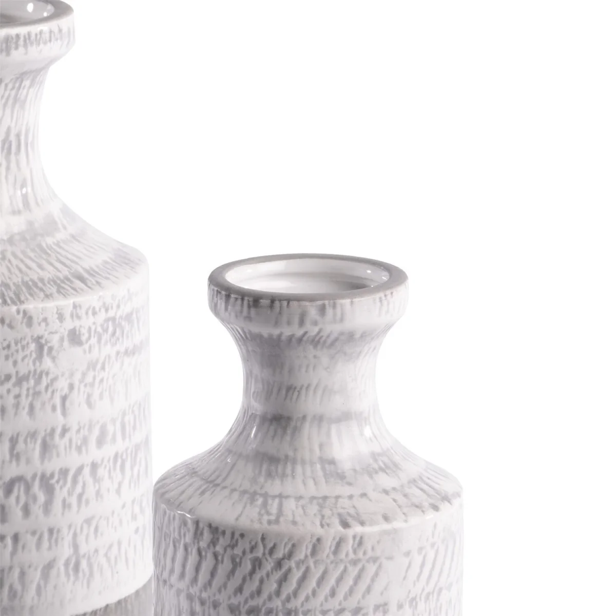 Ceramic Vases - Set of 2 - Grey – image 4