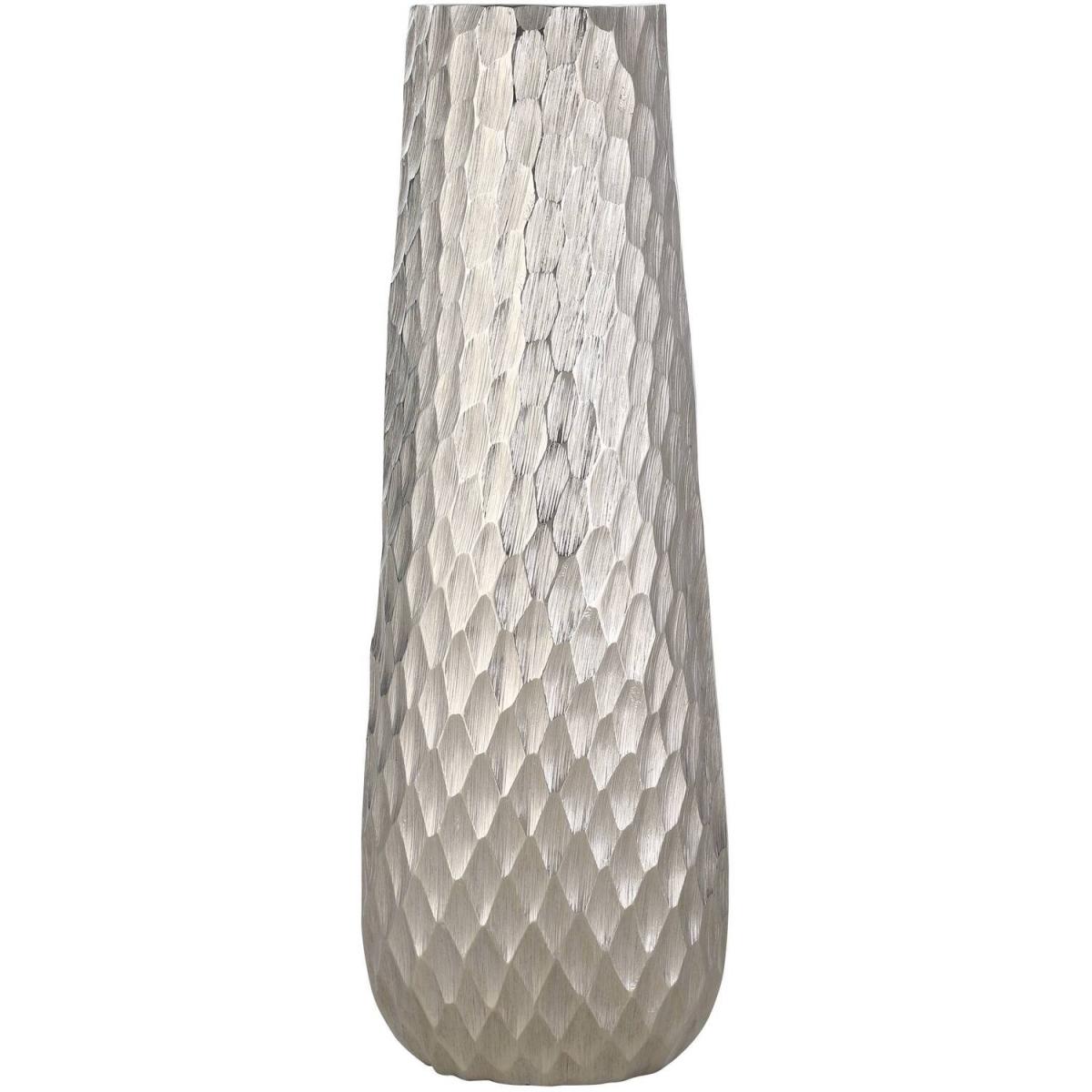 EGLO Nilgaut Handcrafted Nickel Aluminium Vase - nickel / 9cm – image 2