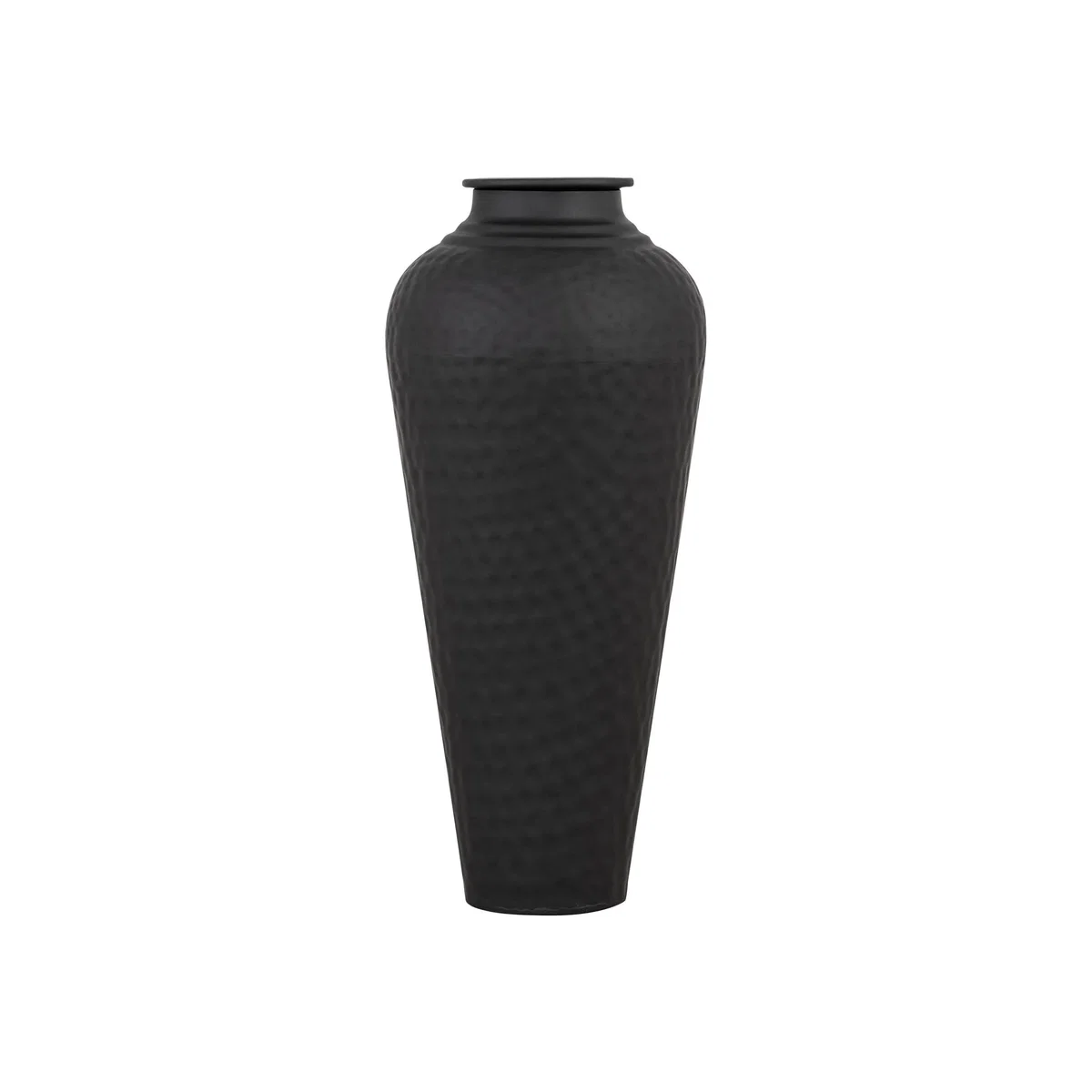 Hill Interiors Hammered Vase - Black