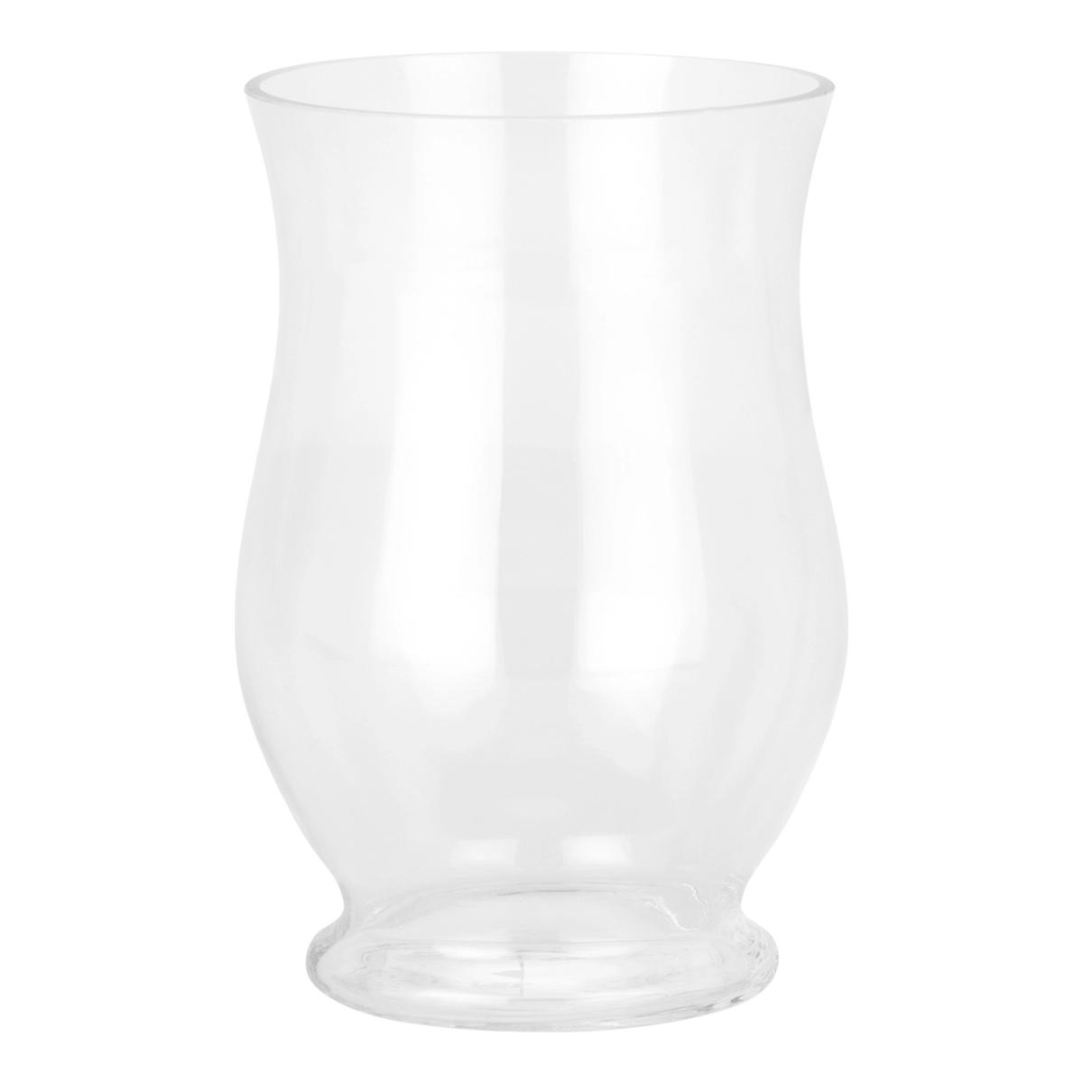 Curved Glass Hurricane Vase - 13.5cm – image 2