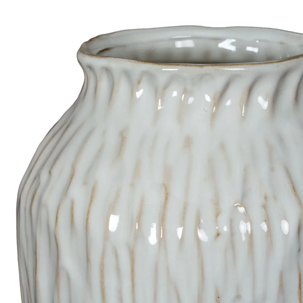Hill Interiors Numa Ople Vase - White – image 2