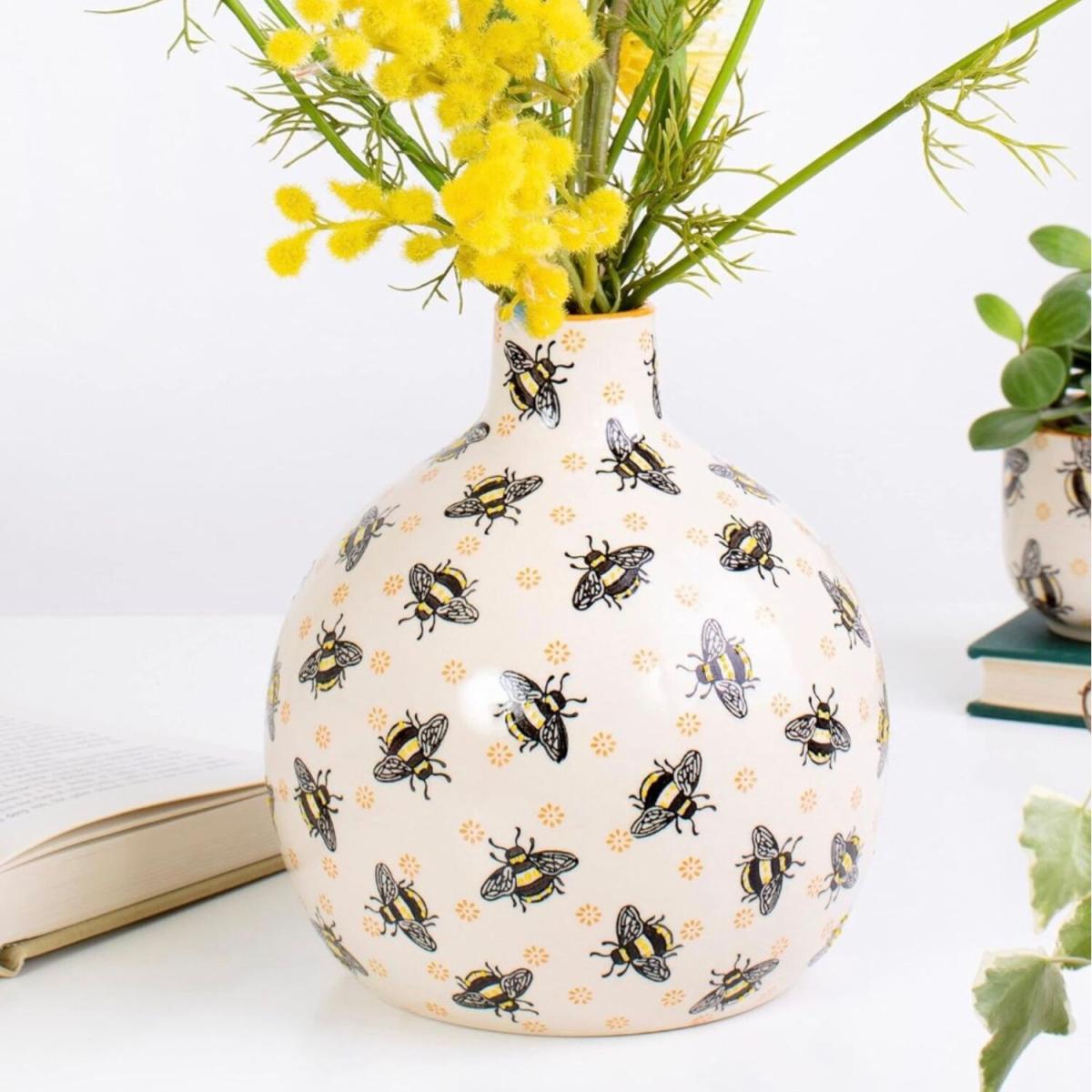 Busy Bee Large Vase - Multicoloured