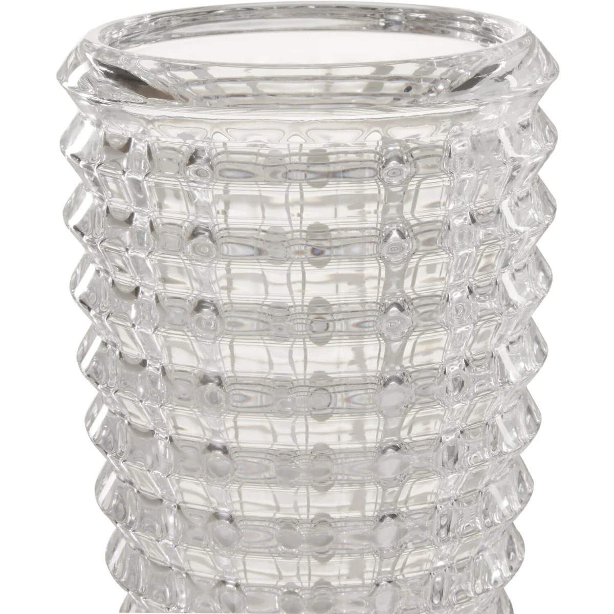 Savita Small Textured Glass Vase - Neutral – image 3