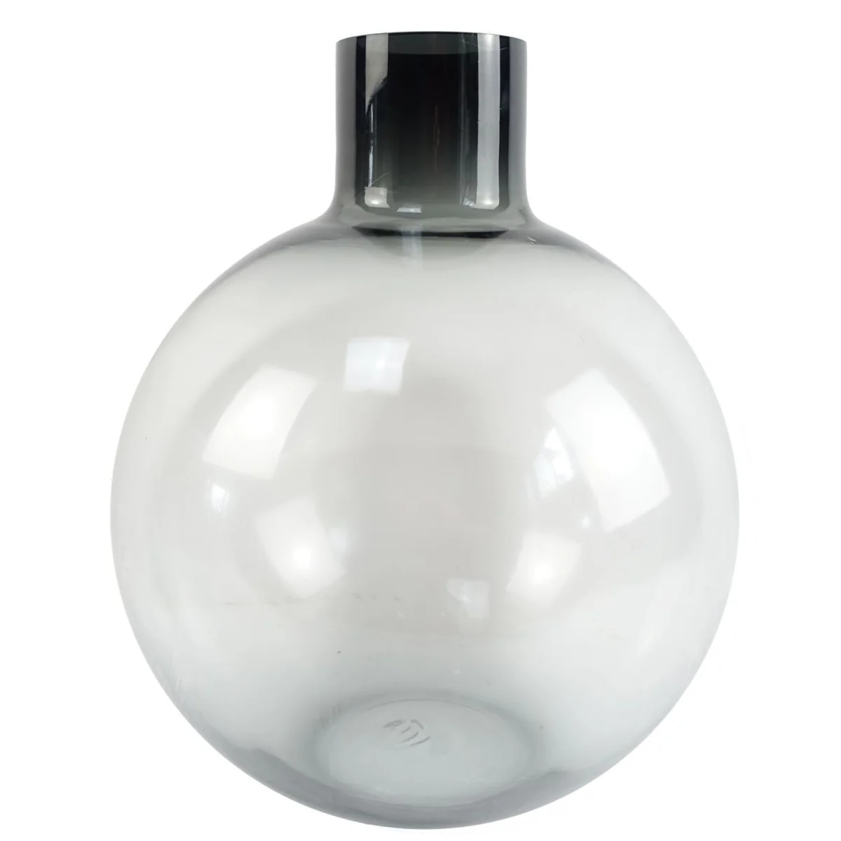 100cm Artificial Yellow Chrysanthemum Glass Ball Vase Premium - Green Flower Arrangement – image 3