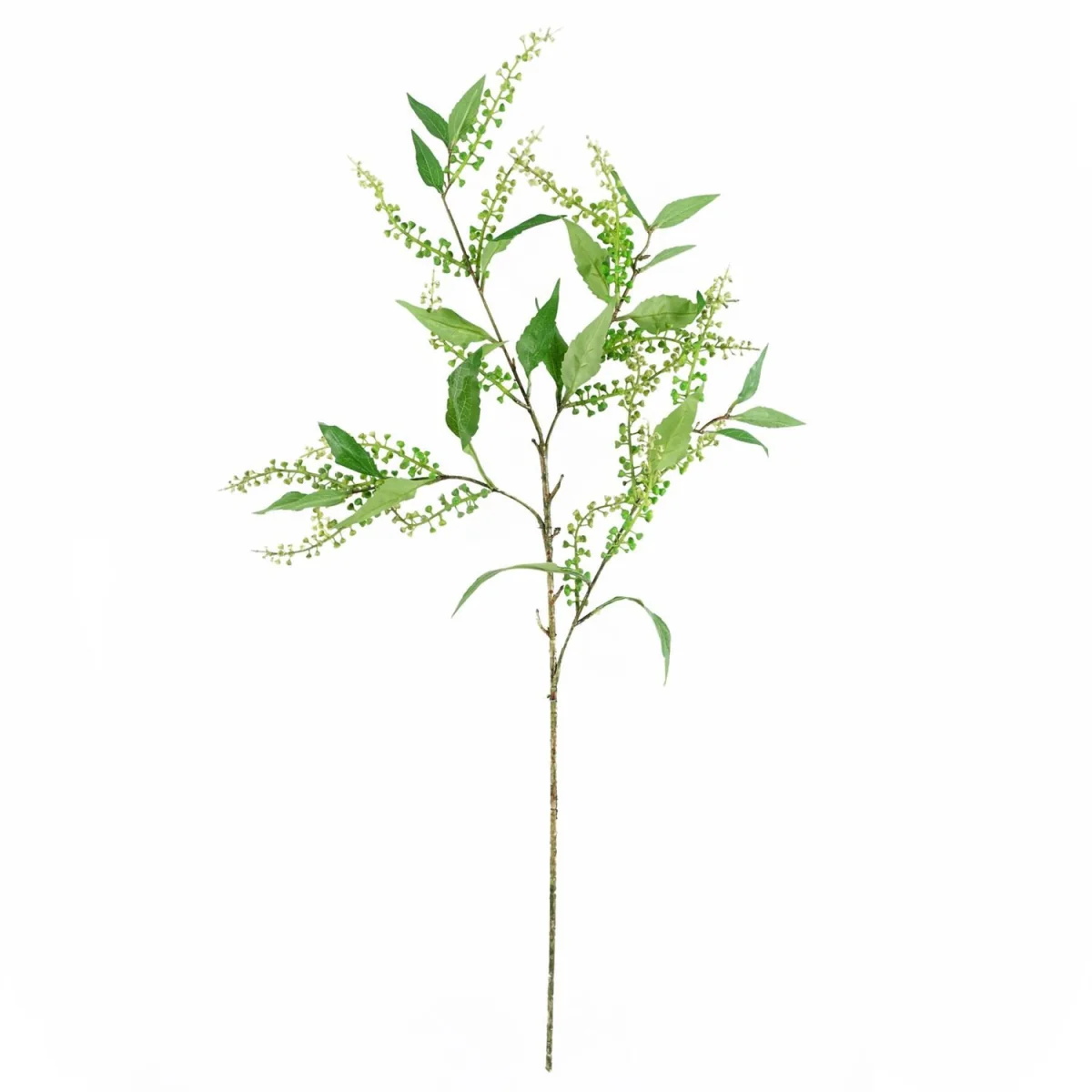 100cm Artificial Yellow Chrysanthemum Glass Ball Vase Premium - Green Flower Arrangement – image 8