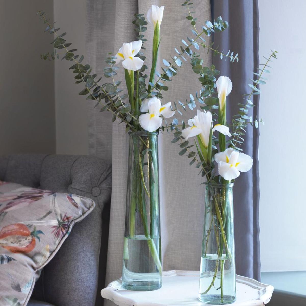 Tapered Glass Vase - Green – image 2