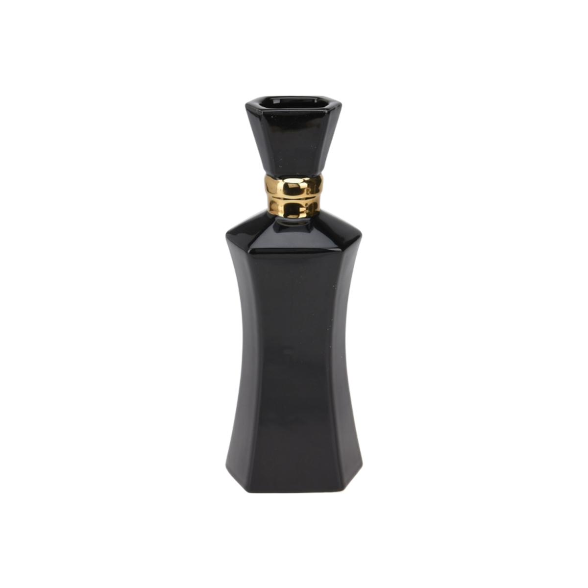 Tall Flower Vase - Black