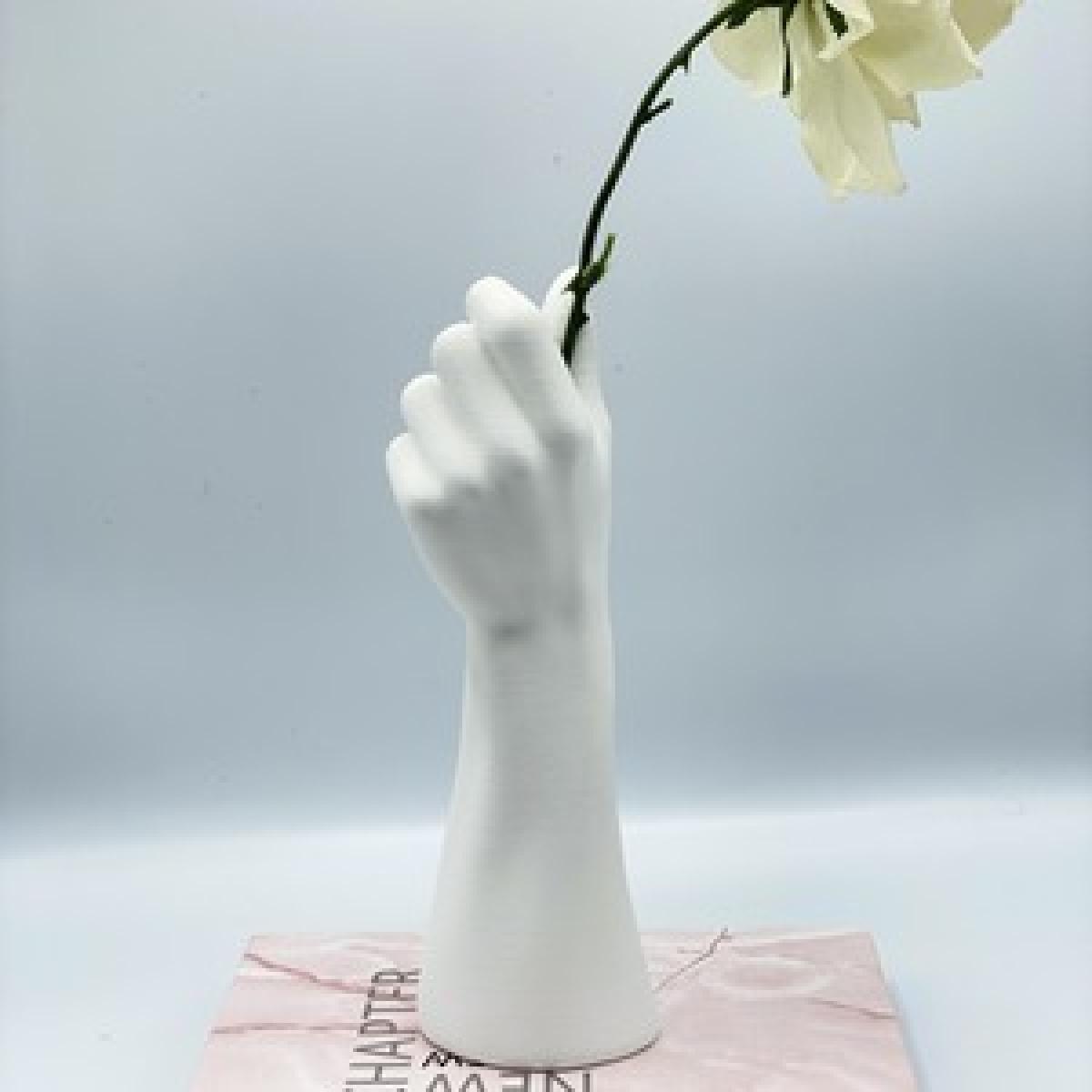 Hand Vase - Beige – image 2
