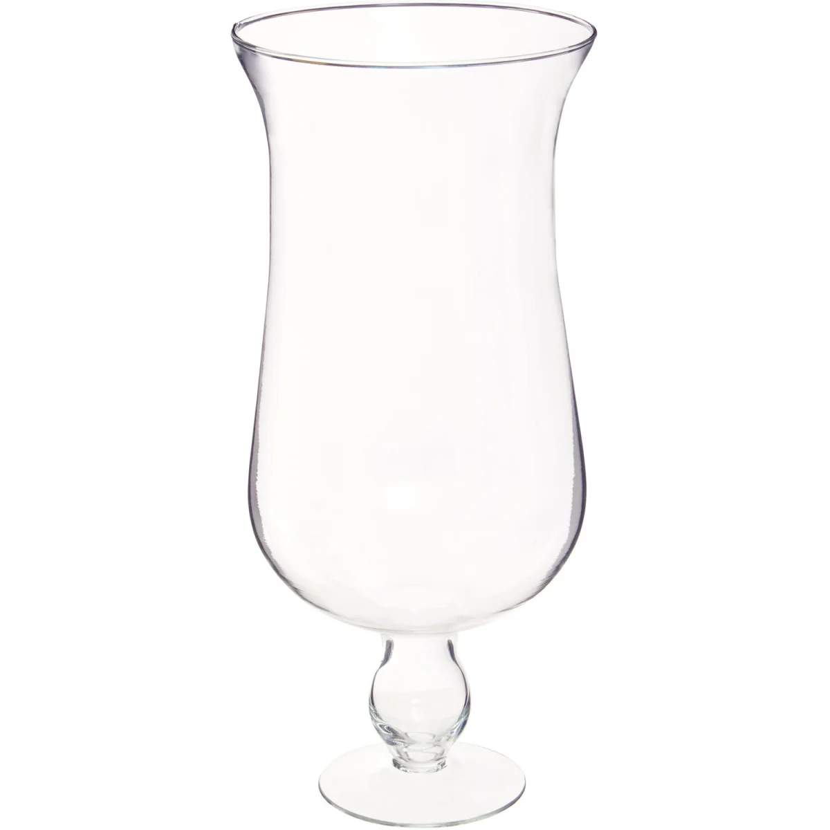 Gaia Large Glass Vase in Metallic Antique Finish - Clear – image 2