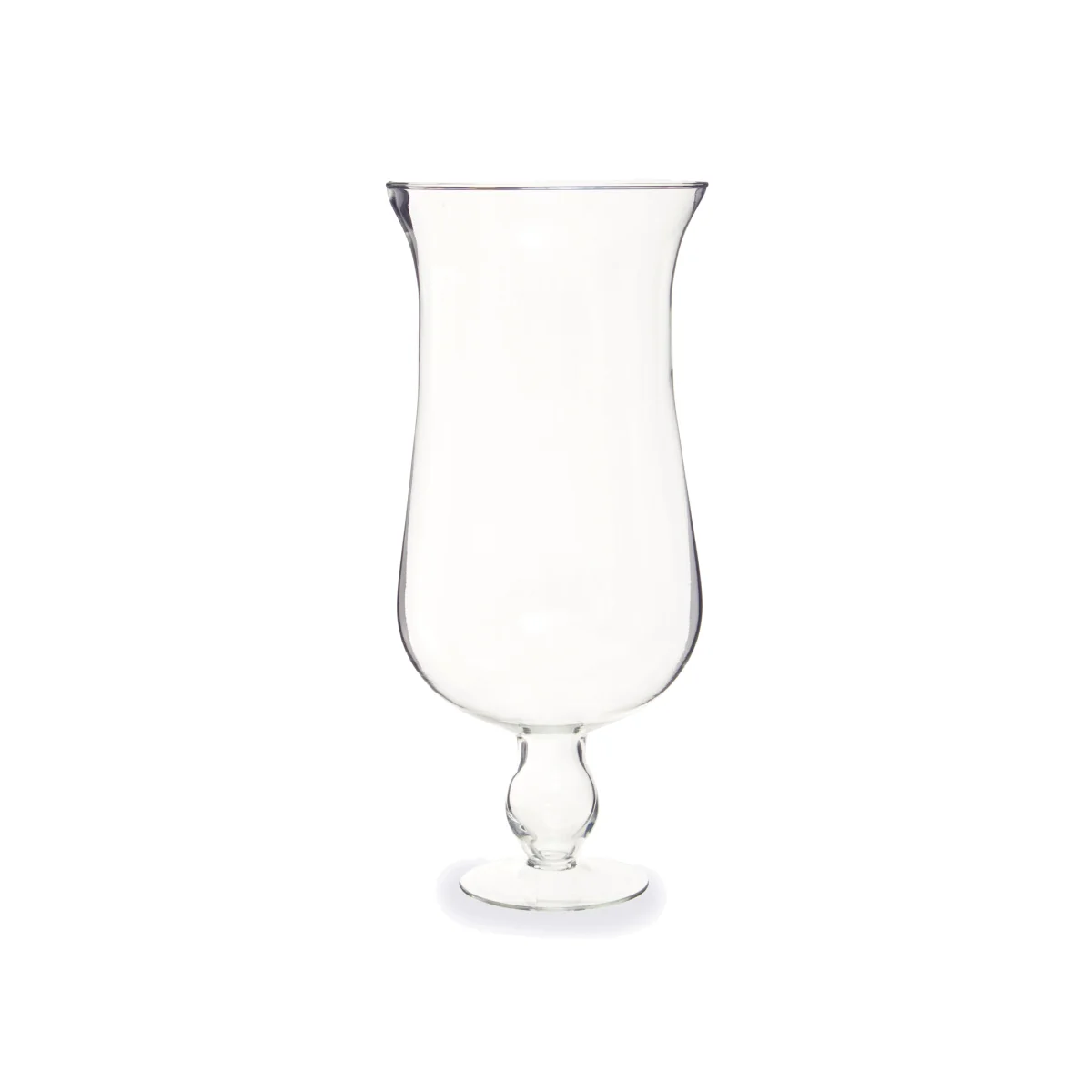 Gaia Large Glass Vase in Metallic Antique Finish - Clear – image 1