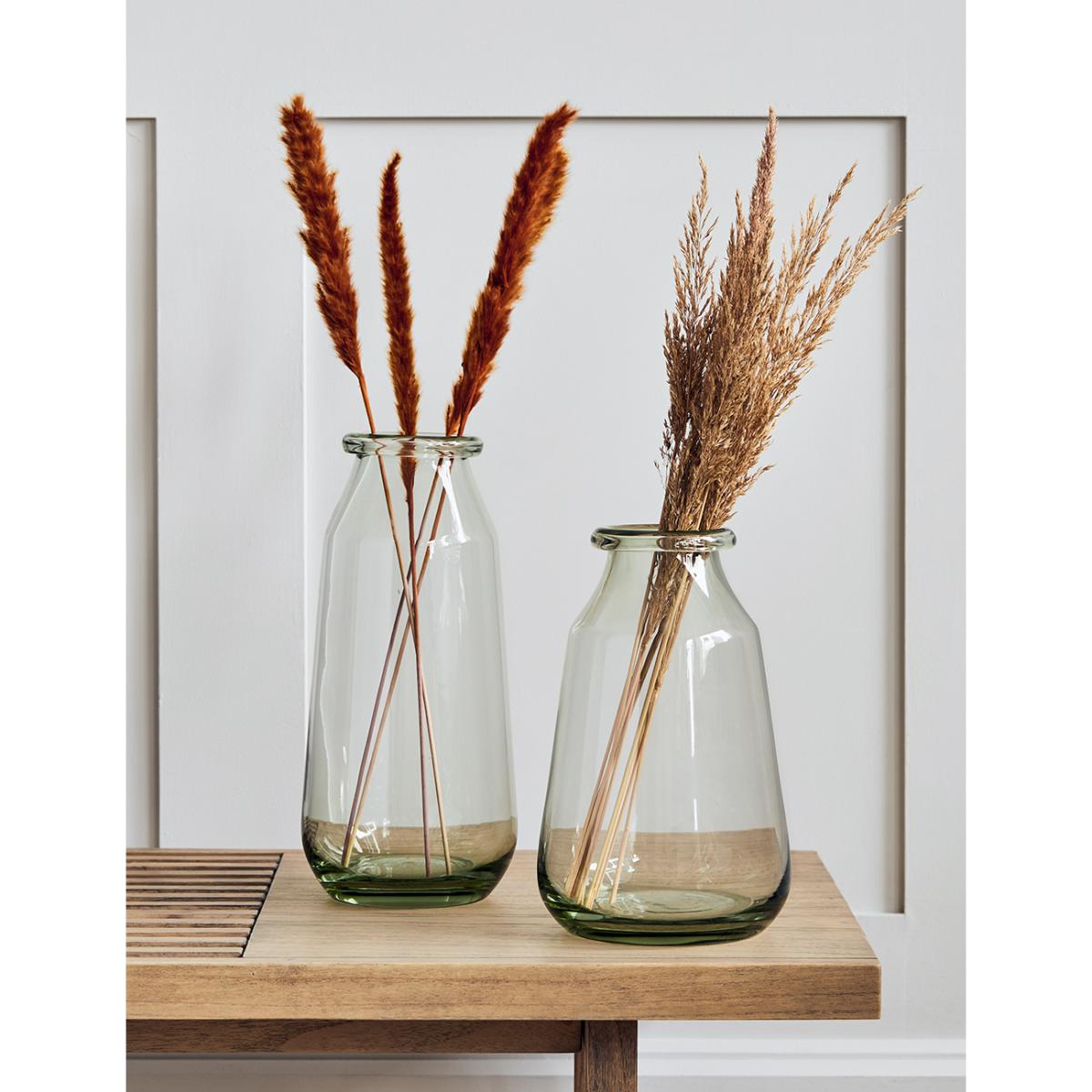 Handblown Recycled Glass Vase - Two Sizes Available – image 2