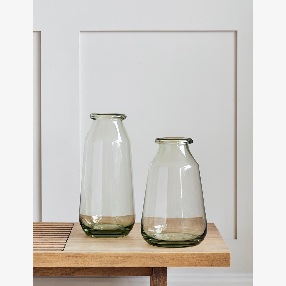 Handblown Recycled Glass Vase - Two Sizes Available – image 1