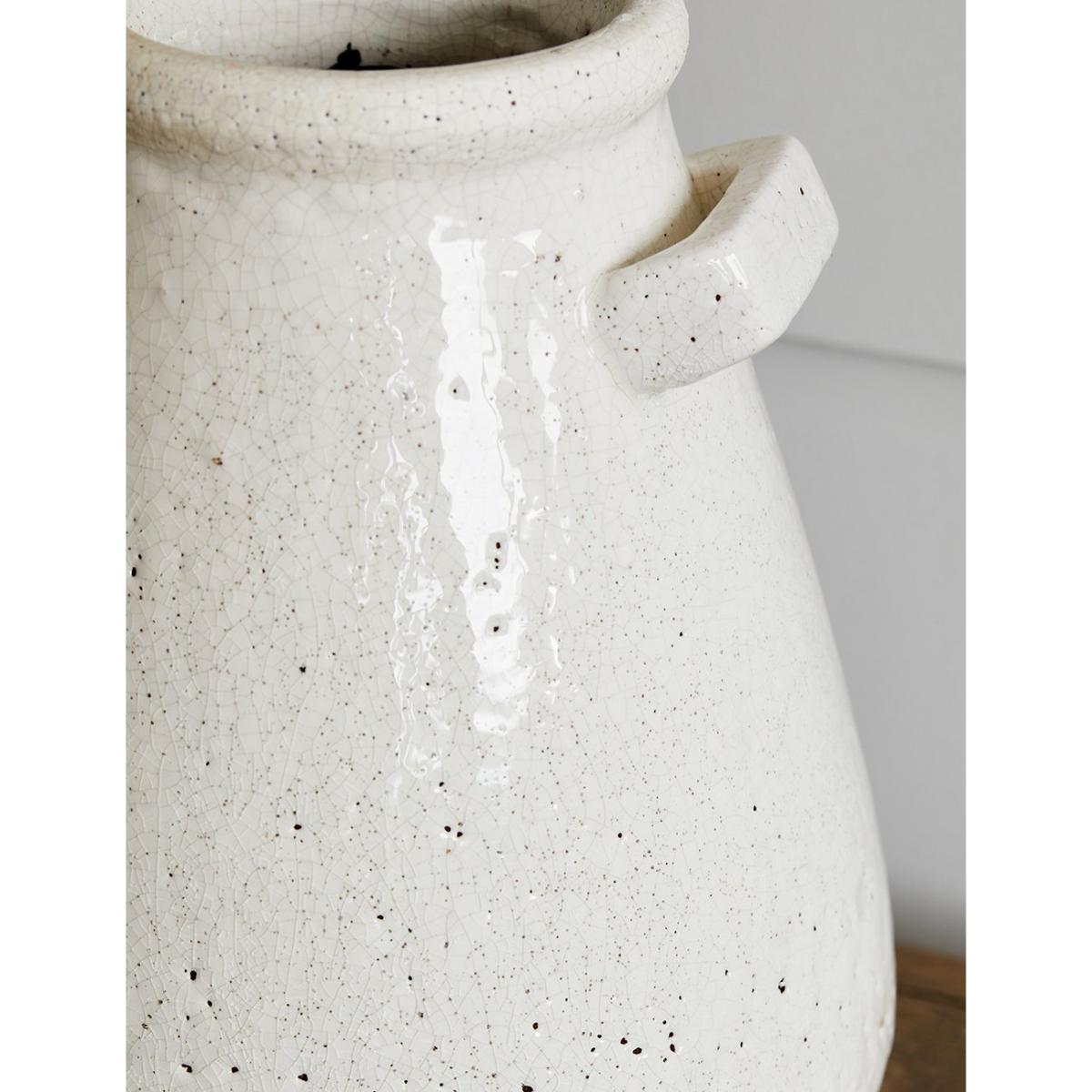 White Terracotta Vase – image 3