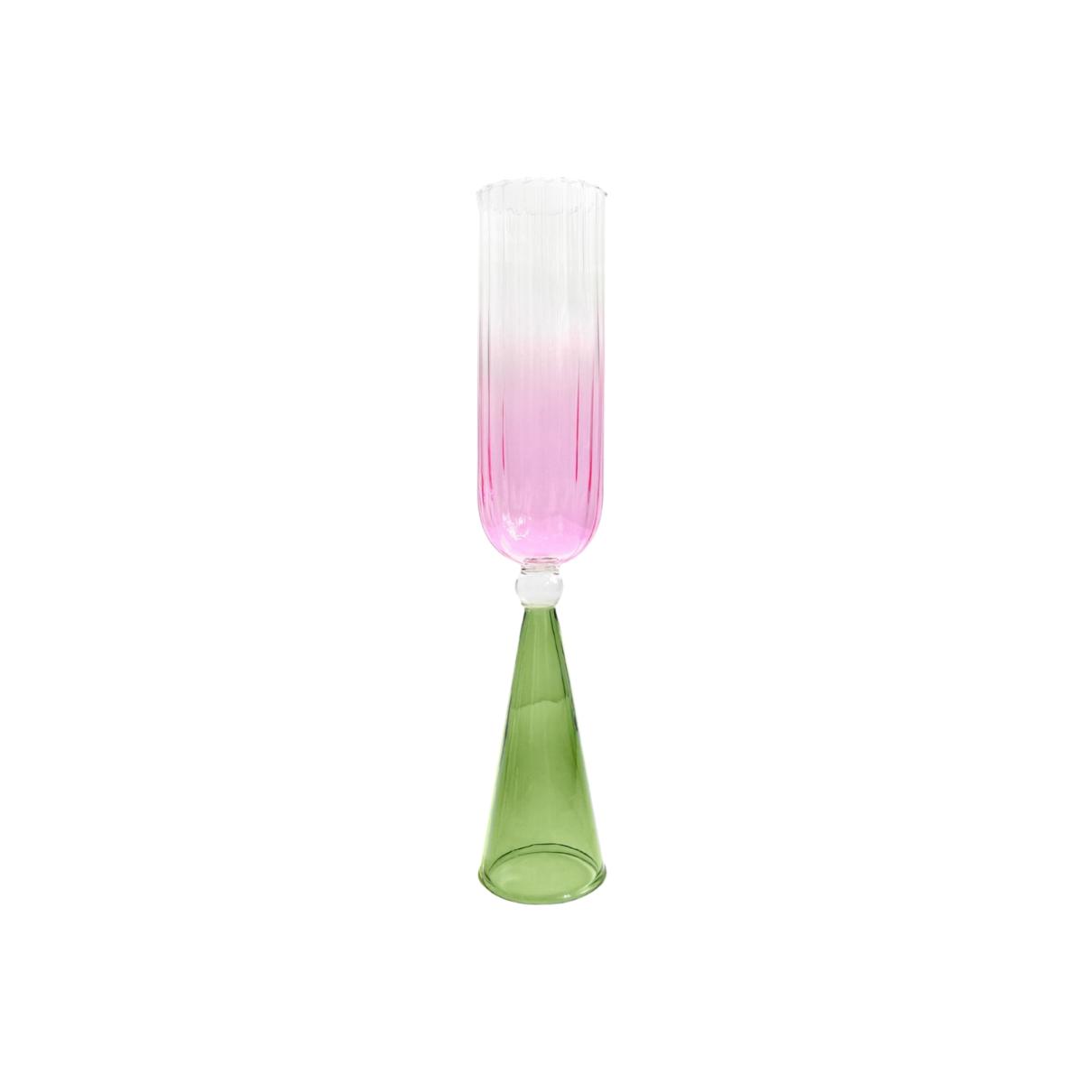 Pink / Purple Gatsby Champagne Flute - Set Of Six - Rose | Lodore – image 1