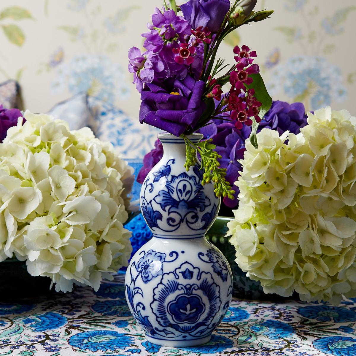Blue / White Dutch Delft Gourd Vase | Casabyjj – image 5