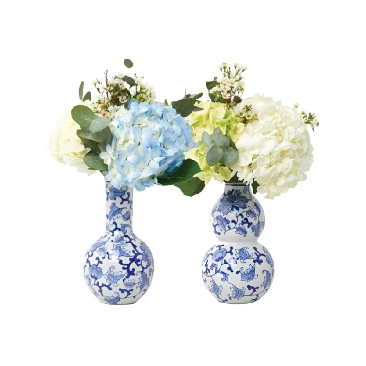 Blue / White Dutch Delft Gourd Vase | Casabyjj – image 1