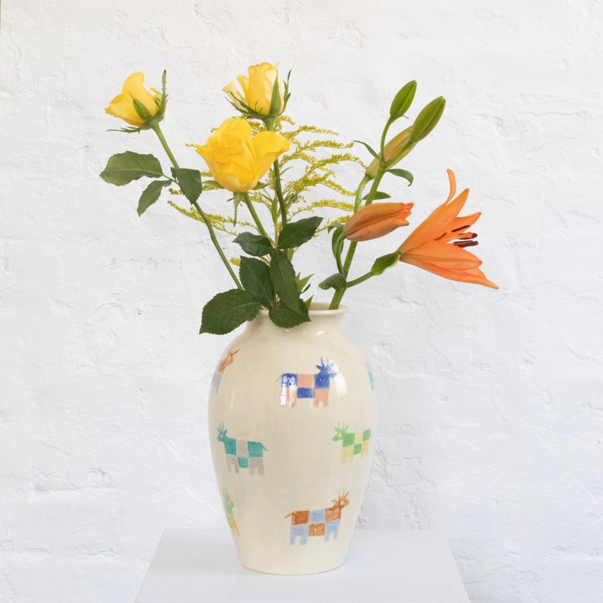The 'Moo' Large Cow Vase Rosanna Corfe – image 2