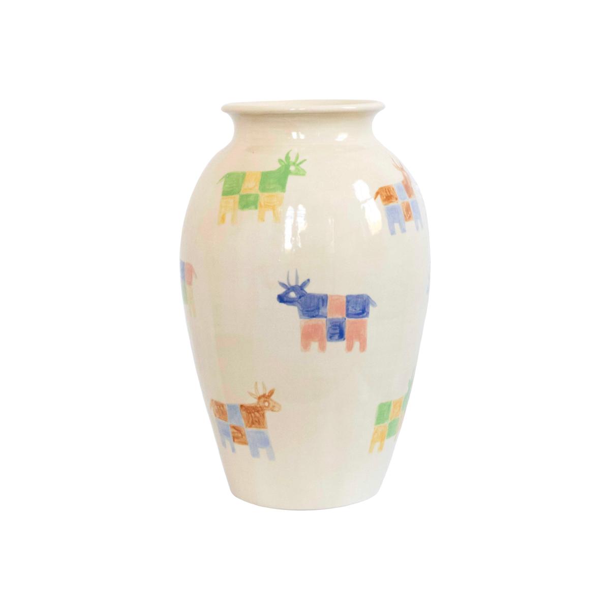 The 'Moo' Large Cow Vase Rosanna Corfe – image 1