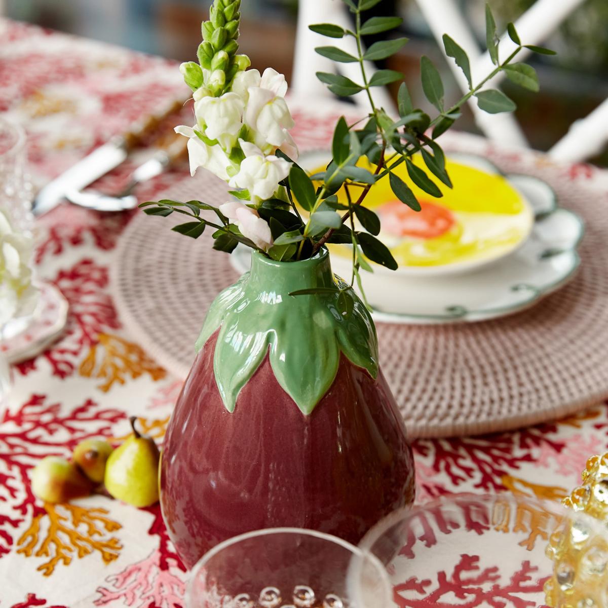 Pink / Purple / Green Aubergine Bud Vase | Casabyjj – image 2