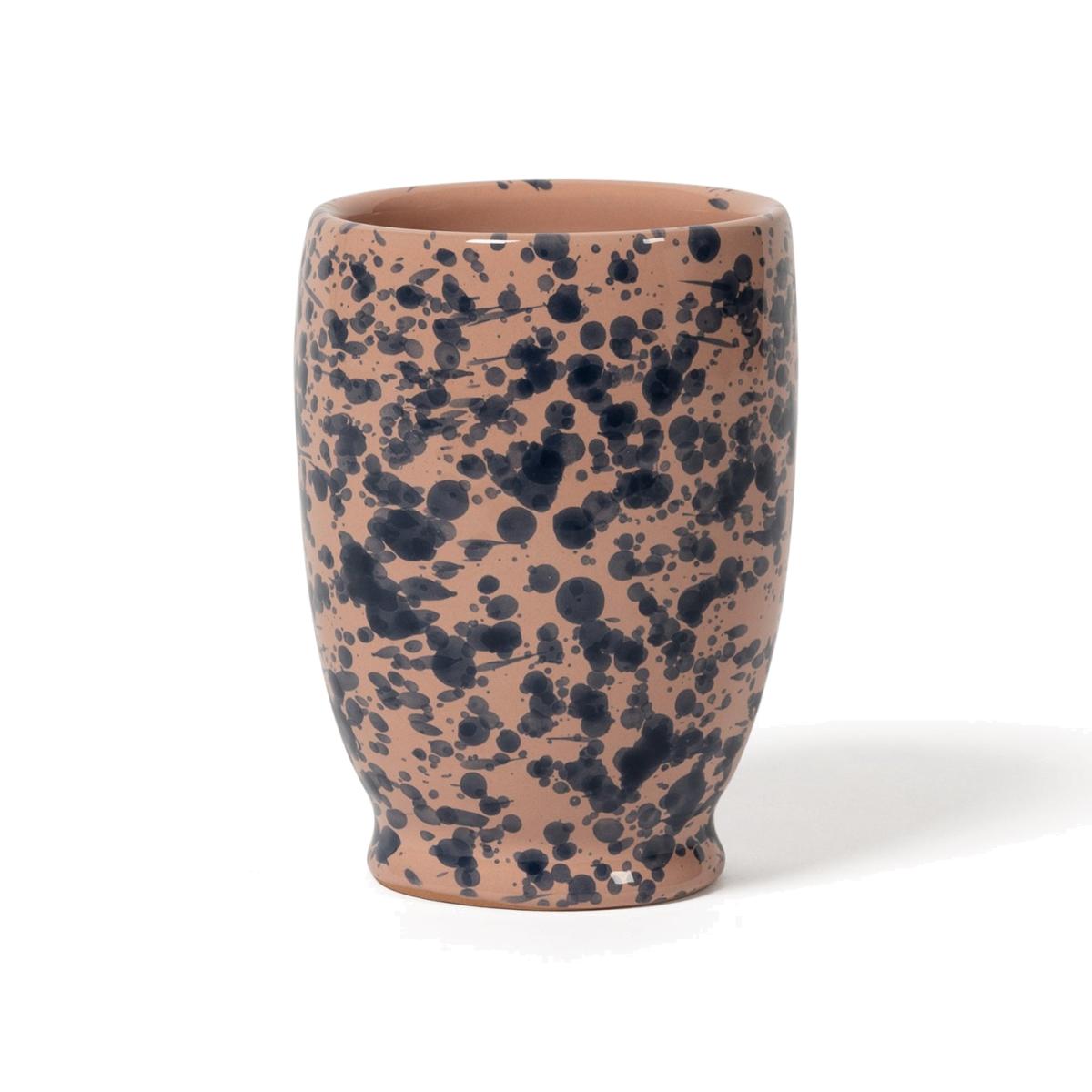 Blue / Pink / Purple Splatter Bambino Vase Sharland England