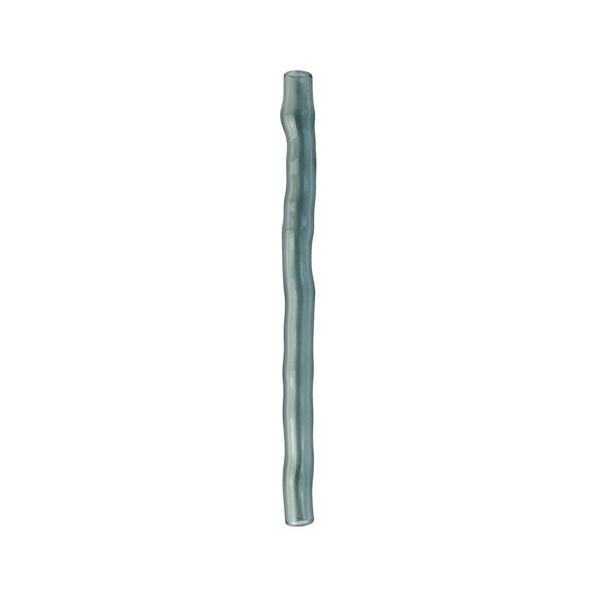 Grey / Green / Neutrals Wavy Cocktail Drinking Straw | Set Of Two | Cool Gray | Karen Kriegel – image 3