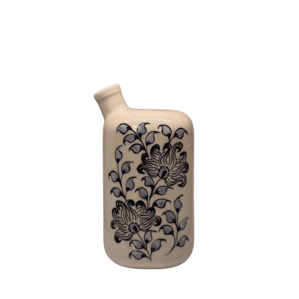 Blue / White Artisan Crafted Ceramic Flower Bottle And Vases | Black and Wild – image 5