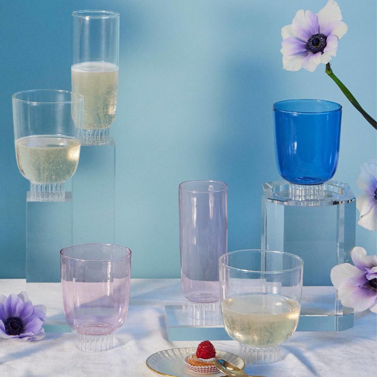 Pink / Purple / Rose Gold Blush Pink Champagne Flutes - Set Of Four | Sprezz – image 4