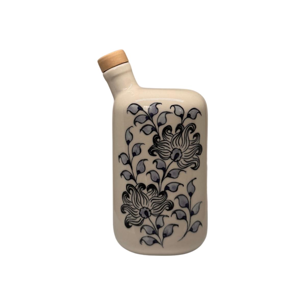 Blue / White Artisan Crafted Christmas Flower Bottle And Vase | Black and Wild – image 1